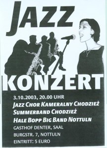 Gemeinsames Konzert mit dem Jazz Chor aus der Stadt Chodziez